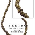 Green Mongo Shell In Beads Strands Or Necklace Shell Beads