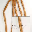 Bayong Football Stick 6x20mm In Beads Strands Or Necklaces Wood Beads