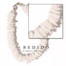 White Rose - Puka Shell Bracelet