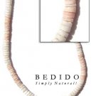 White Shell Necklace with Pink Dyed white Shell Alternates - 18 inches length necklace. You may also