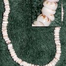 Tiger Puka Shell Necklace - 18 inches length necklace. You may also request for a longer size.  This
