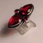Unique 925 Sterling Silver Garnet Ring