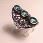 Stunning 925 Sterling Silver Topaz Ring