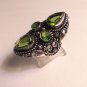 Unique 925 Sterling Silver Peridot Ring