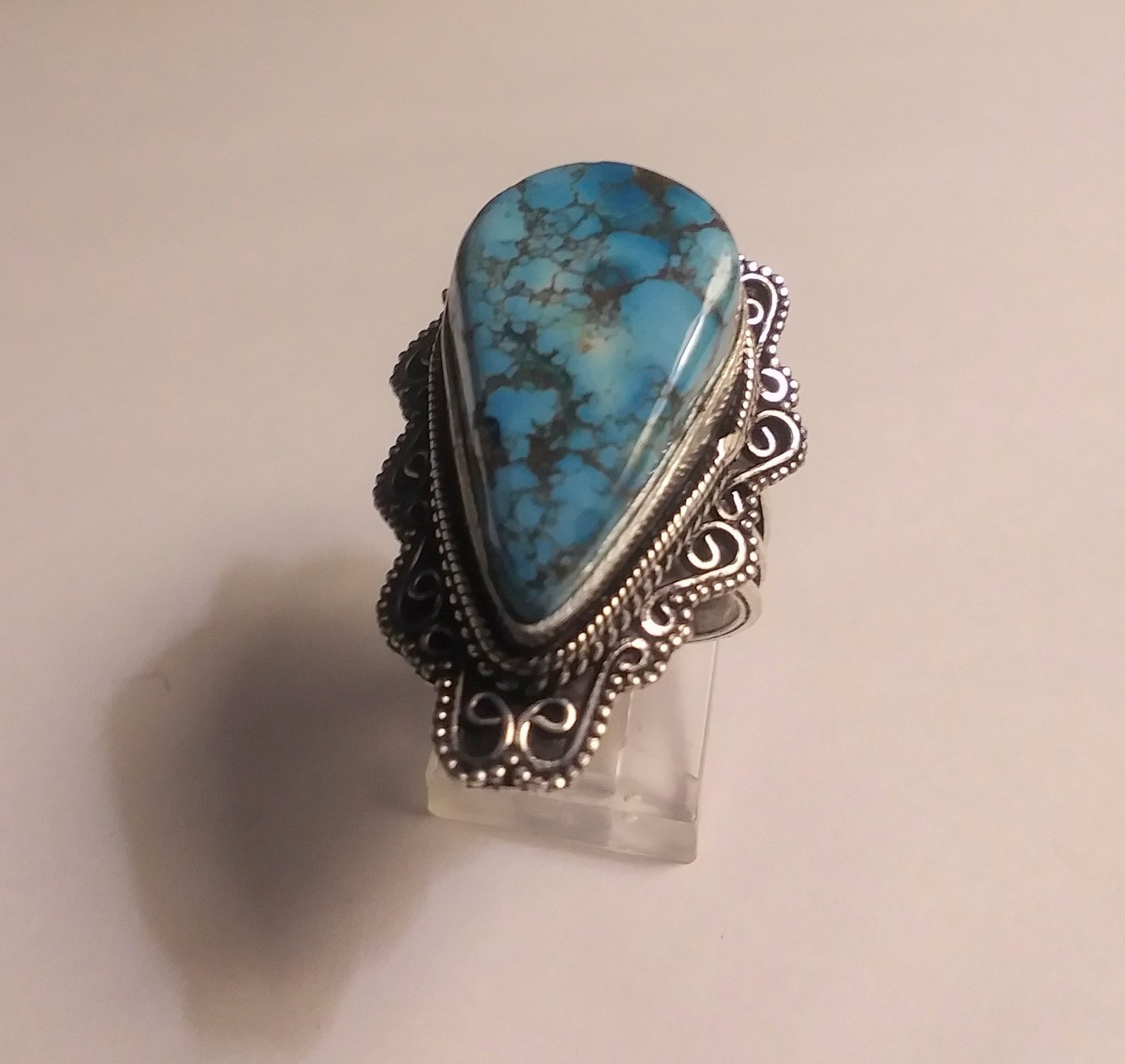 Stunning 925 Sterling Silver Turquoise Ring