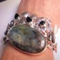 Labradorite 925 Sterling Silver Cuff Bracelet
