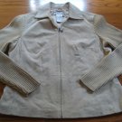 VINTAGE SUEDE LEATHER COAT JACKET  MED. A.M.I. USED