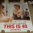 HUGE 40 X 50  BUS SHELTER POSTER- THIS IS 40 RUDD /MANN