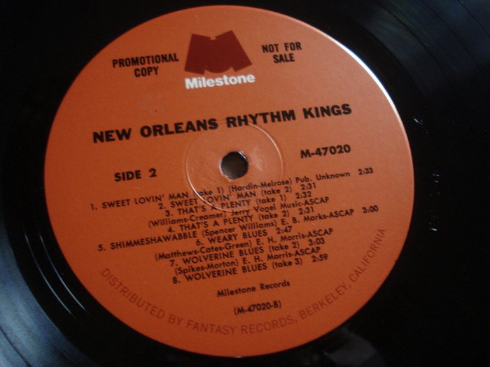 New Orleans Rhythm Kings Promo Jelly Roll Morton2 Lp 7461
