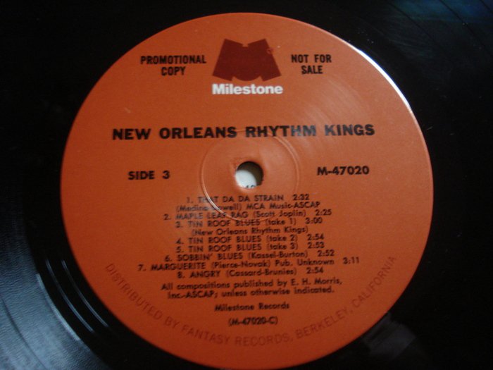New Orleans Rhythm Kings Promo Jelly Roll Morton2 Lp 5428