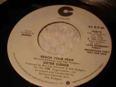 SISTER SLEDGE-PROMO-REACH YOUR PEAK-COTILLION-45013/