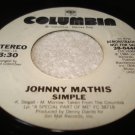 JOHNNY MATHIS-DEMO-SIMPLE-LISTEN ♫/ 1984/ COLUMBIA