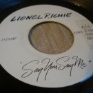 LIONEL RICHIE- SAY YOU SAY ME-LISTEN- PROMO?