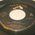 SOLOMON KING-I BELIEVE-LISTEN ♫/ RCA VICTOR- 47-8474