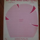 MY ONE AND ONLY LOVE/ ROBERT MELLIN/GUY WOOD-1953
