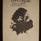 FREE AGAIN (NON..C'EST RIEN)1966-SHEET MUSIC