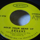 ARGENT-HOLD YOUR HEAD UP-LISTEN ♫/ EPIC-5-10852/ 1972