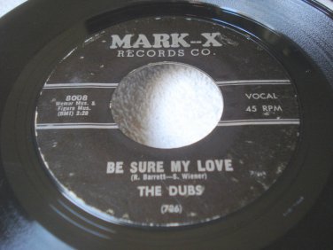 THE DUBS-BE SURE MY LOVE-LISTEN &acirc;�&laquo; MARK-X 8008