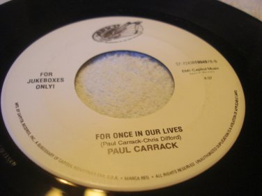 PAUL CARRACK-JUKE BOX-EYES OF BLUE/ LISTEN