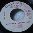 JOE REED PROMO-DON'T RUN FROM MY LOVE- LISTEN-