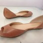 Talbots Blush Pink Patrice Open Toe Flat Size 6.5 B