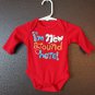 Boy Sz Newborn Onesie "New to the World"