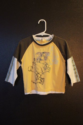 Boy Sz 2T Pumpkin Patch Long Sleeve Top