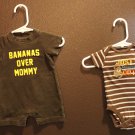 Boy Sz Newborn 2-pc Carters Collection Bananas Over Mommy