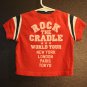 Boy Sz 3/6m "Rock the Cradle World Tour" Shirt Top