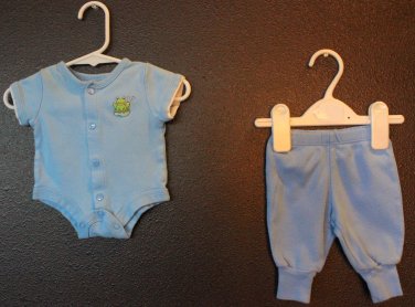 Boy Sz Newborn 2-pc Top & Bottom Set