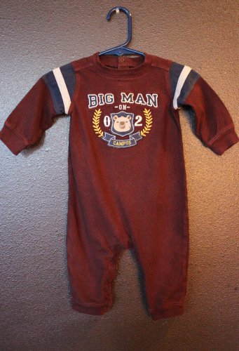 Boy Sz 9m Carters Playsuit Long Sleeve