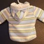 Boy Sz Newborn Carters Jacket Zip Up With Hood & Front Pockets