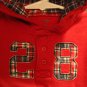 Boy Sz 9m Carters Red Sweater with Hoodie and One Front Pocket