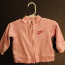 Girl Sz 3/6m Nike Zip Up Sport Sweater Jacket