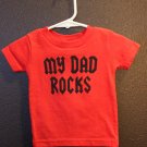 Boy Sz 6m Rabbit Skins Top My Dad Rocks