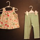 Girl Sz 2/3T 2-pc Gymboree Summer Top & Tight Set