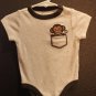 Boy Sz 3/6m Carters Mommys Little Monkey Onsie Top Short Sleeve