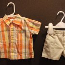 Boy Sz 3m 2-pc Kids Play & Cherokee Baby Summer Outfit Set