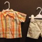 Boy Sz 3m 2-pc Kids Play & Cherokee Baby Summer Outfit Set