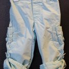 Girl Sz 2T Carters Cargo Teal Summer Pants