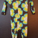 Girl Sz 12m Carters Footed Pajamas A10142