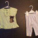 Girl Sz 6/9m Child of Mine 2-Pc Top & Bottom Set Matching