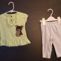 Girl Sz 6/9m Child of Mine 2-Pc Top & Bottom Set Matching