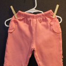 Girl Sz 6/9m Carters Pink Bear Pants Very Soft
