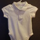Boy Sz 6/9m The Childrens Place White Collar Onesie Top