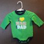 Boy Sz 6m Circo Long Sleeve "I Love Mom & Dad" Onesie Top