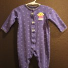 Girl Sz 6m Carters Purple & Lime Green Cupcake Layette