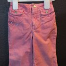 Girl Sz 12m Cherokee Pink Flower Pants with Four Pockets
