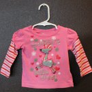 Girl Sz 12m Holiday Christmas Long Sleeve Top