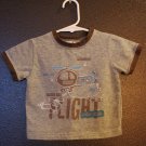 Boy Sz 3/6m Koala Kids Airplane Short Sleeve Top